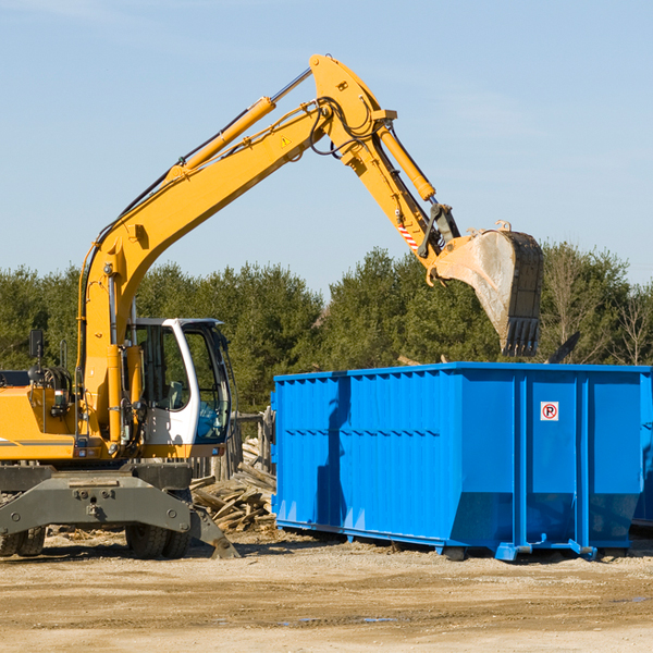 how many times can i have a residential dumpster rental emptied in West End New York